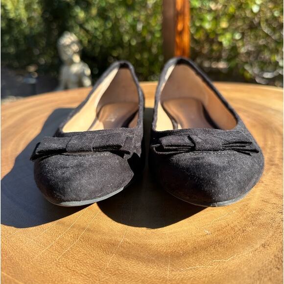 REPORT Women’s Mesh Bow Front Slip On Faux Suede Pointy Toe Flats Size 6 - Picture 3 of 8